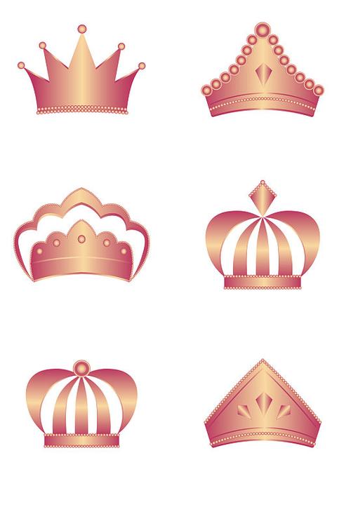 图案素材立即下载装饰女王皇冠王冠形状图标免扣元素立即下载手绘可爱