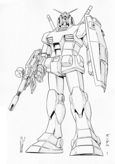 简单的机甲简笔画装甲战斗机器人怎么画机器人怎么画帅气机器人简笔画