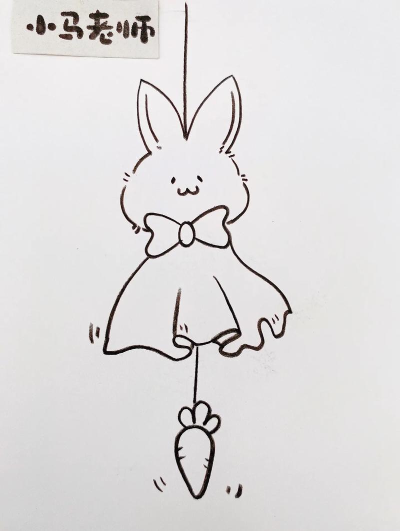 一起画兔子风铃.#简笔画 #简单易学 #图文伙伴计划 - 抖音