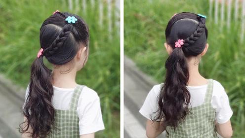 幼儿园扎头发简单好看 女童发型绑扎方法
