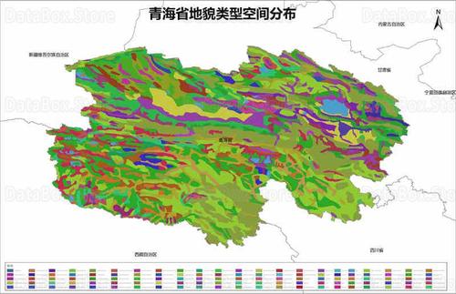 青海省地貌类型空间分布数据