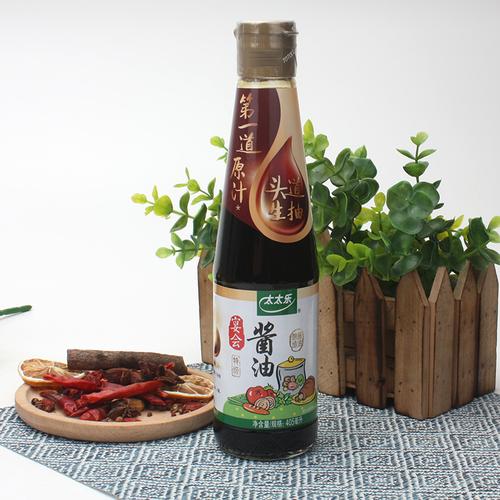 太太乐宴会酱油405毫升凉拌调料家用调味料调味品炒菜酱油