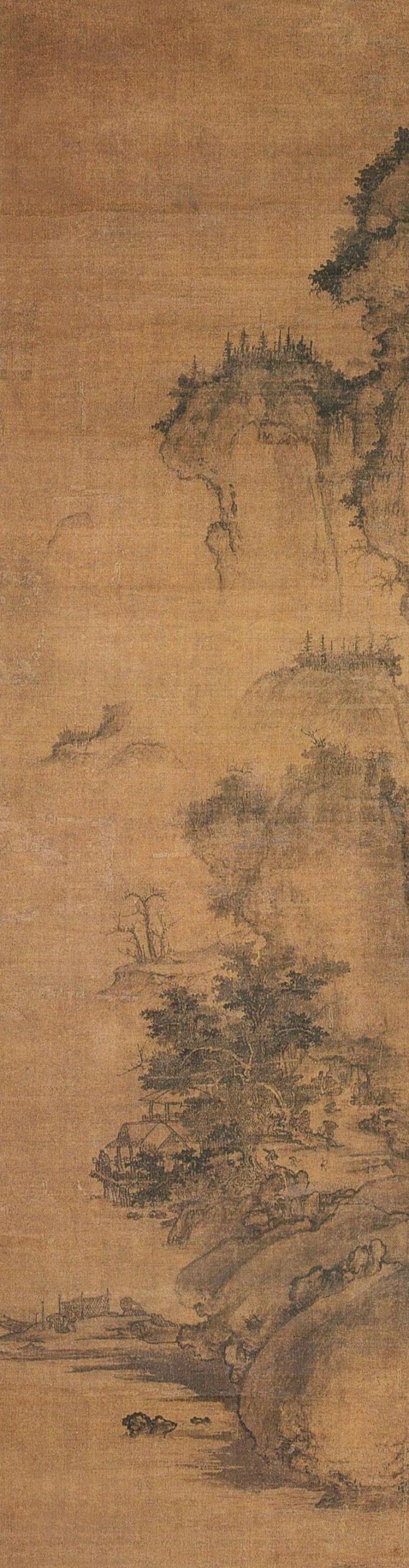 郭熙以山水画知名于时,尤其擅长表现季节和气候特征的山水画.