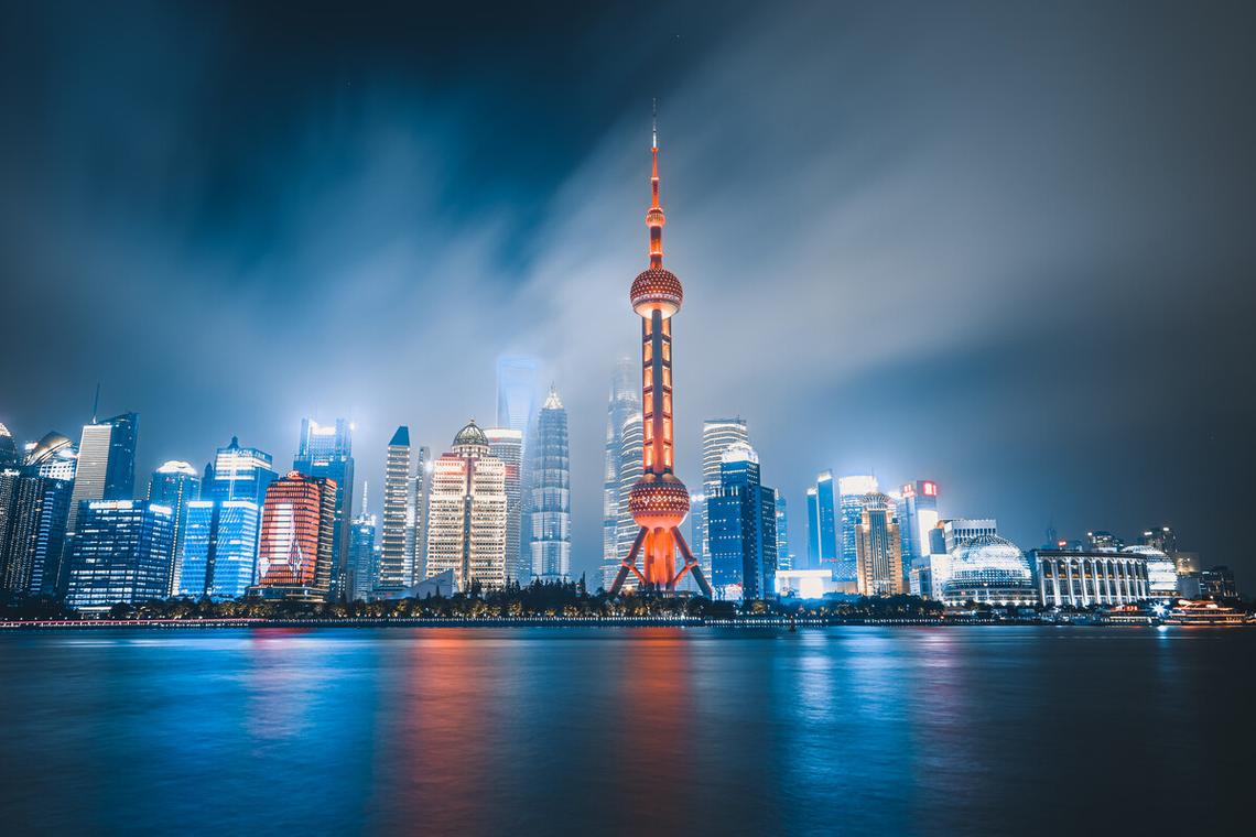 上海夜景 灯火璀璨