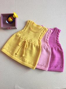 手工编织婴儿羊毛线衣宝宝毛衣线衫儿童外套/童装