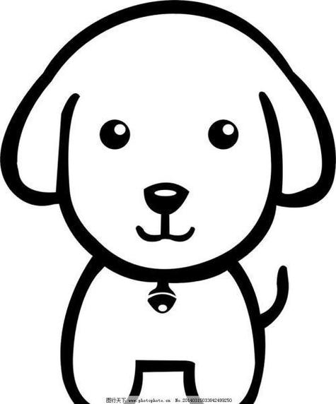 小狗狗儿童简笔画图片狗儿童绘画作品图集 小狗简笔画图片介绍 小狗灯