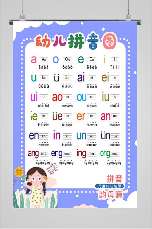 幼儿汉语拼音图海报