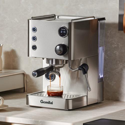半自动咖啡机家用小型可调温度意式新品格米莱小钢炮crm3007l