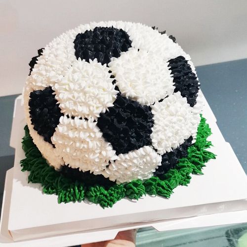 幸福拾盼男孩男生足球队创意生日蛋糕同城配送当日新鲜送达北京广州