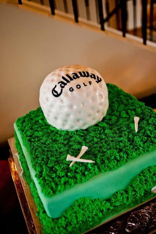 高尔夫球婚礼蛋糕创意婚礼蛋糕新郎婚礼蛋糕