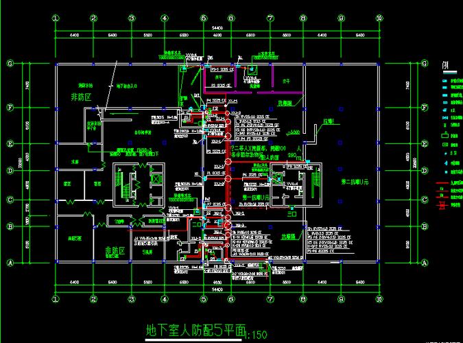 地下室人防配电平面图免费下载 - 电气图纸 - 土木工程网