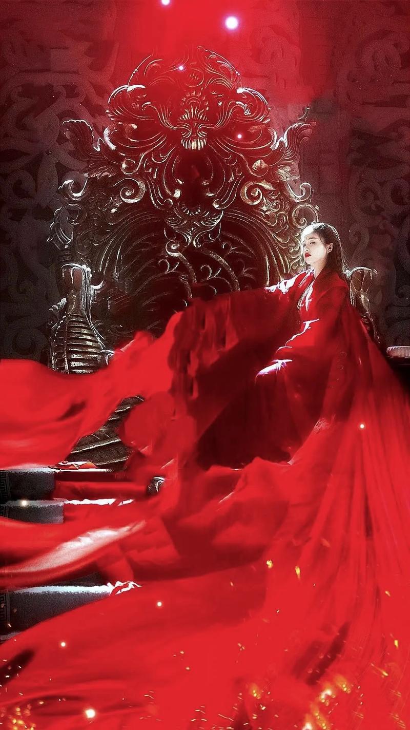 来提名最好看的女明星红衣造型 #红衣古装 #古装壁纸 - 抖音
