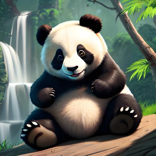 熊猫动物头像图片