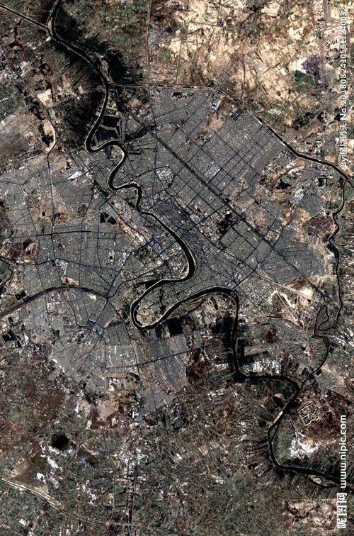 城市卫星图图片