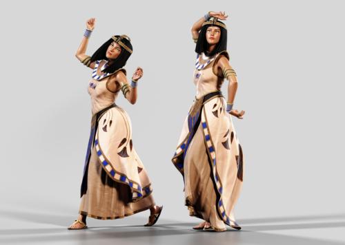 埃及女祭司模型