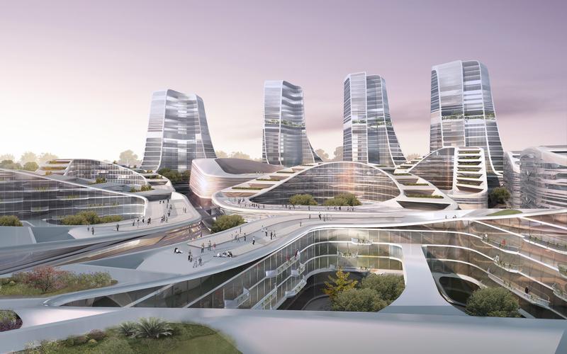 中国北京,国际投资广场规划/un studio - 城市规划 设计e周