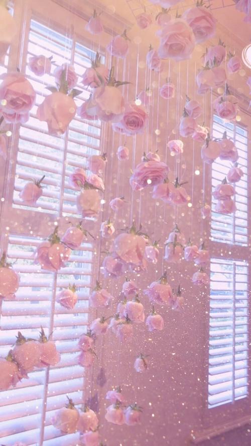 花朵壁纸粉色