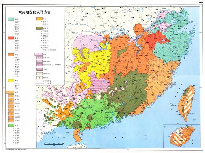 汉语方言分布图,虎扑用户的家乡方言都是哪些?