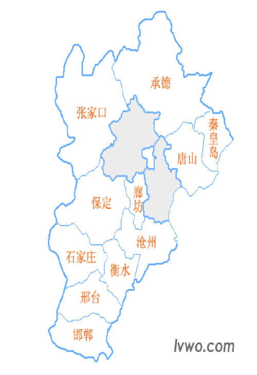8.河北省地图