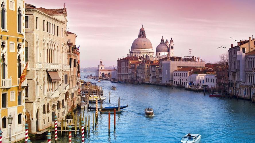 水上城市威尼斯唯美风景桌面壁纸下载