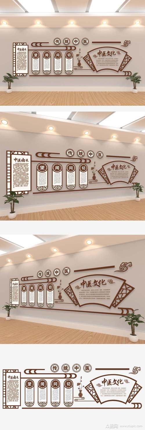 中医文化墙微立体文化墙模板下载-编号241571-众图网
