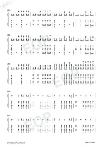 victory-完整版双手简谱预览2-钢琴谱文件(五线谱,双手简谱,数字谱