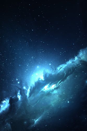 壁纸 美丽的星云,星系,蓝光,星星 5120x2880 uhd 5k 高清壁纸, 图片