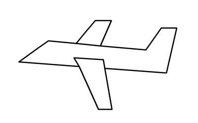 各种简笔画飞机的画法
