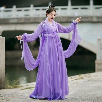 新款紫霞仙子古装女汉服襦裙超仙女飘逸清新民族服装