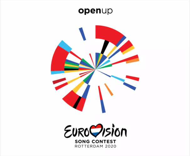 2020年欧洲歌唱大赛logo发布新标志融合了41个国家的国旗