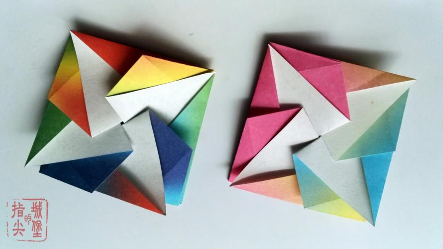 正方形折简单的风车折纸信封, 折纸信封详细图解教程