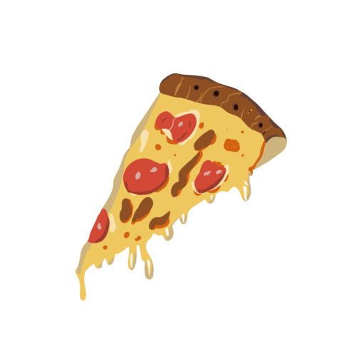 美食节卡通手绘披萨美食素材