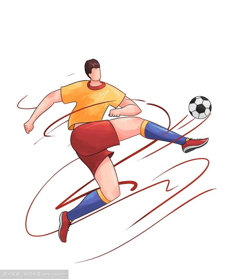 运动项目插画足球