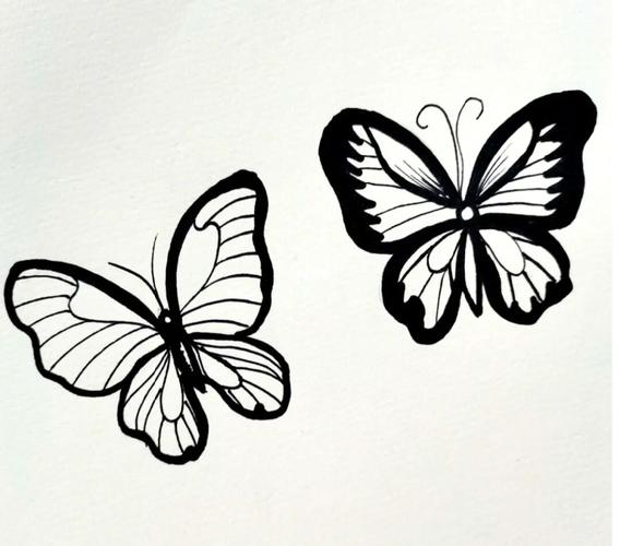 儿童画:蝴蝶