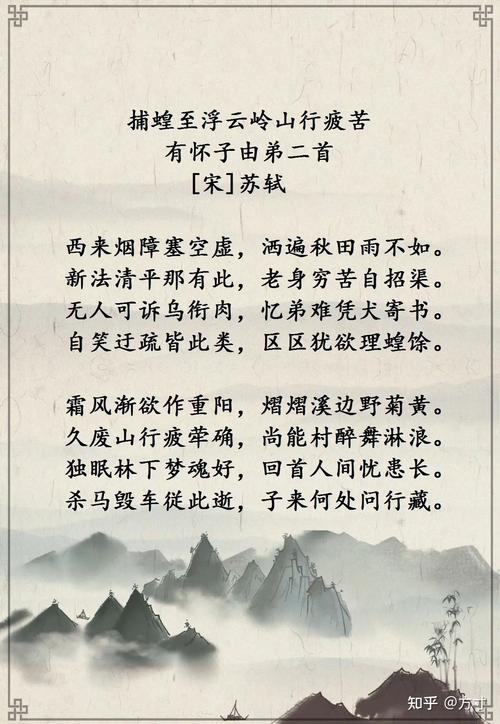 苏东坡写给弟弟苏辙的诗词9首苏轼对弟弟关爱备至苏辙对兄长崇拜有加