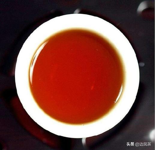 六种茶的茶汤颜色