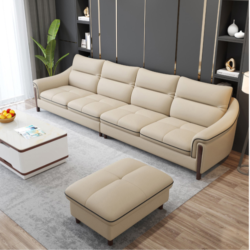 dfsf001 2021新款真皮沙发北欧客厅组合角小家庭简约现代真皮沙发