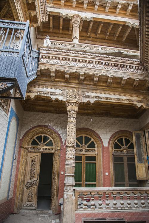 600年的高台民居,展示喀什古居建筑和民俗风情