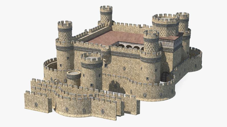 中世纪城堡集3d模型