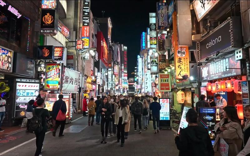 【超清日本】漫步夜晚的东京新宿 歌舞伎町-黄金街-思出横丁 (1080p