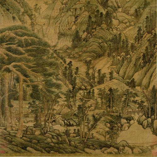 129《天池石壁图》 黄公望(元) - 中国名画鉴赏语音讲解(一百二十九)
