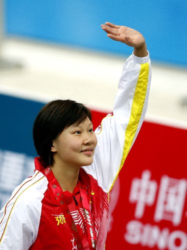 济南,2009年10月19日     (全运会)(3)游泳——赵菁夺得女子100米仰泳