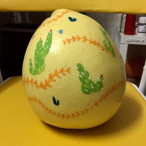 极具创意趣味的柚子手工