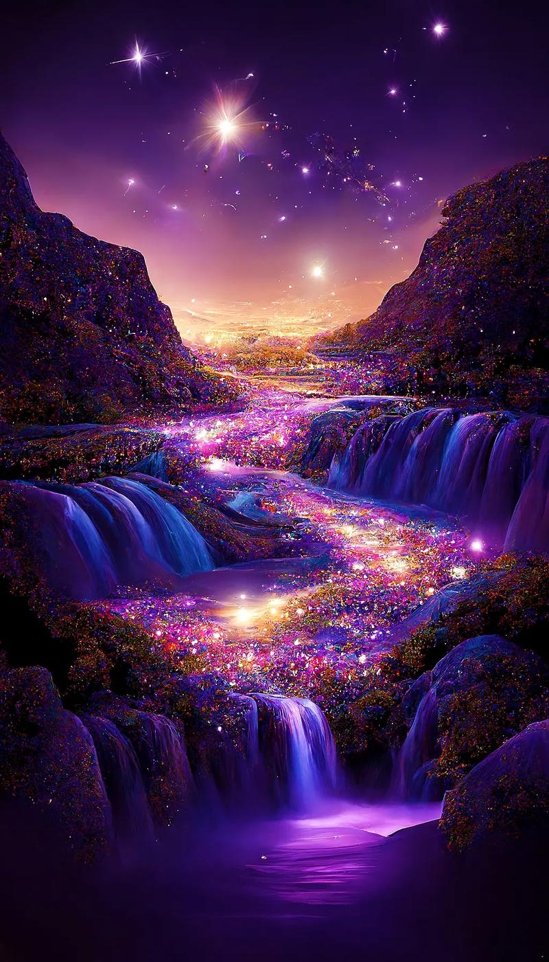 我今天看到了超梦幻的紫色星空很想分享给你想着你应该也喜欢看喜欢就