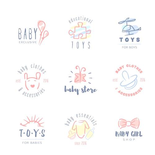 婴儿用品可爱logo矢量素材下载-其他-生活百科-矢量素材 - 集图网 www