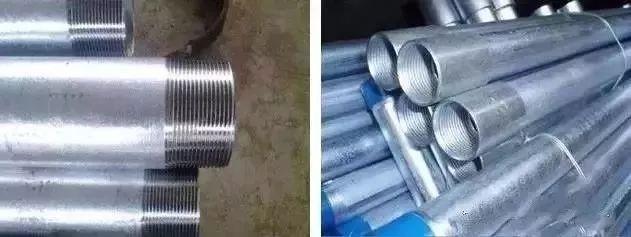 螺纹连接适用于管径小于或等于100mm的镀锌钢管,多用于明装管道.由