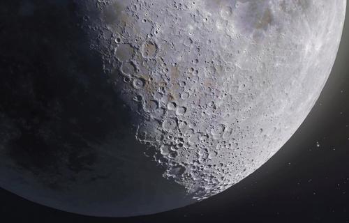 摄影师拍摄月球表面的"最详细"图像