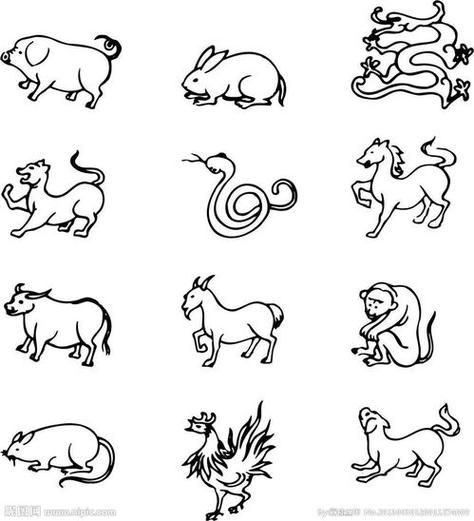 十二生肖简笔画怎么画欢快的小山羊儿童画图片 山羊儿童绘画图集超