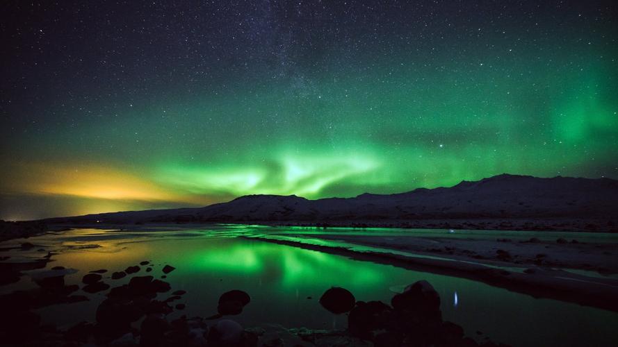 挪威,极光,星空,2022,风景,高清摄影图片,4k高清风景图片,娟娟壁纸
