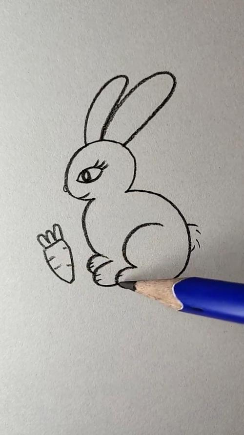 画画原来如此简单#用5个3画兔子-度小视